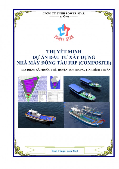 Dự án đầu tư nhà máy đóng tàu composite và quy trinh xin cấp giấy phép môi trường